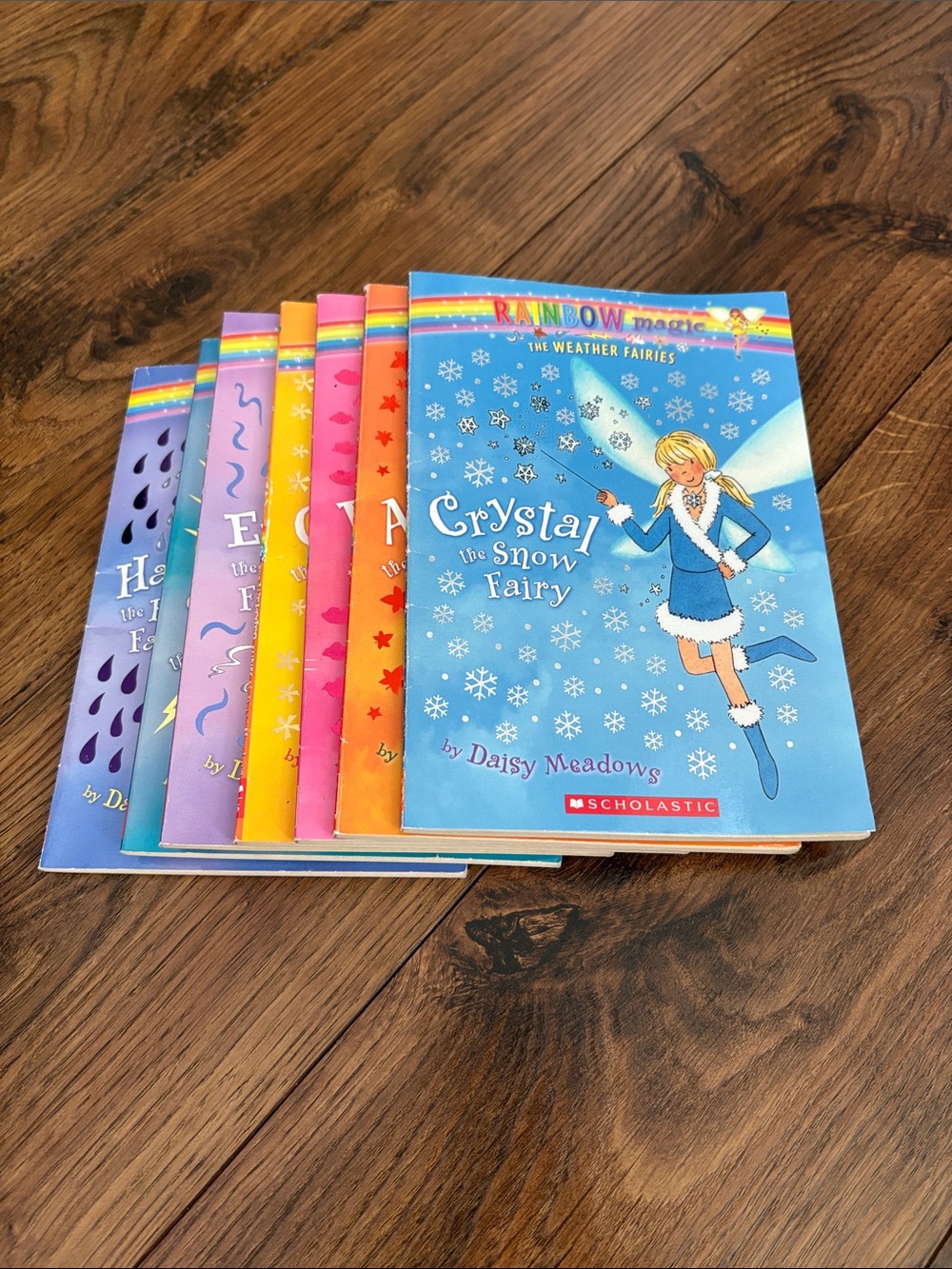 Scholastic Rainbow Magic book set — 7 Weather Fairy Books